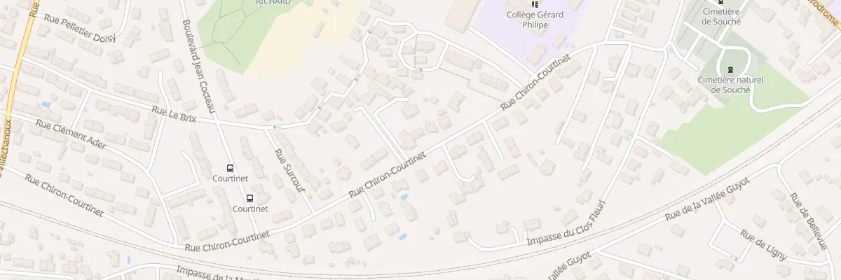 Plan du 41 Rue Chiron Courtinet à Niort