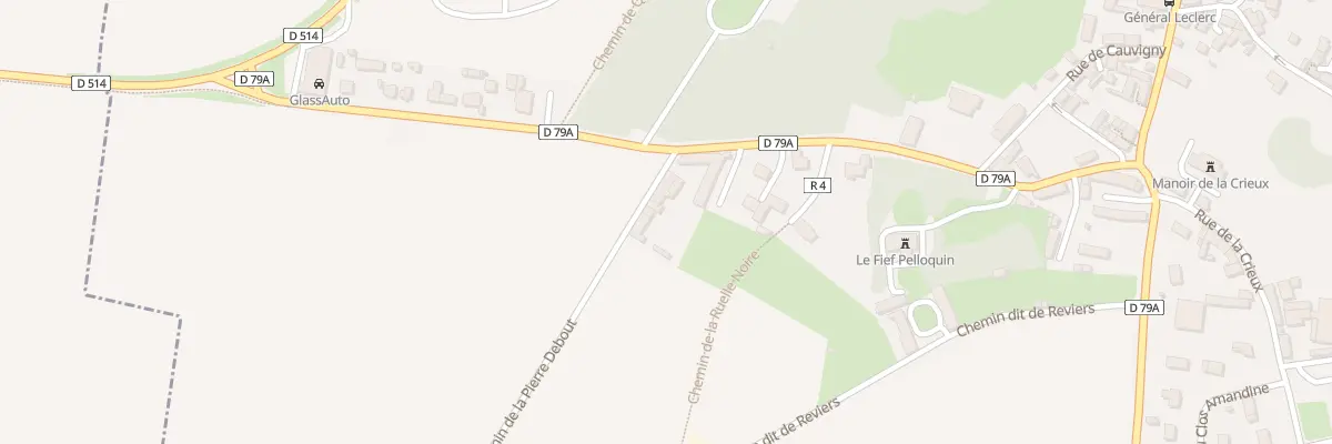 Plan du 43 La Pierre de Debout à Bernières-sur-Mer