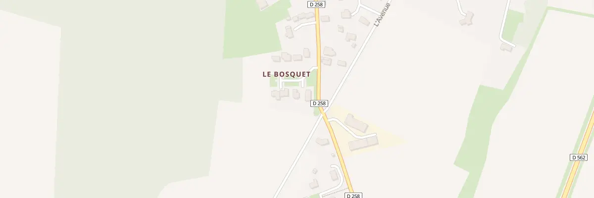 Plan du 3 Imp du Bosquet aux Moutiers-en-Cinglais