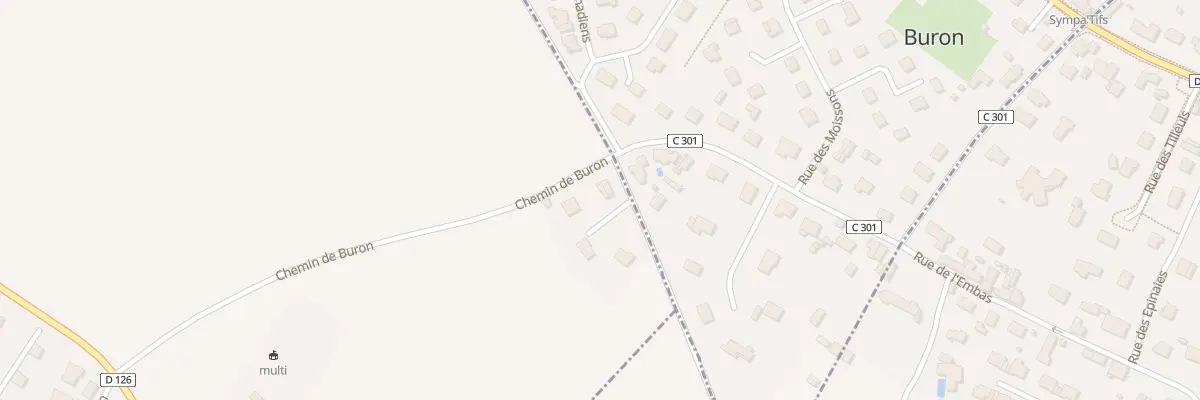 Plan du 4 Hameau de Buron à Rosel