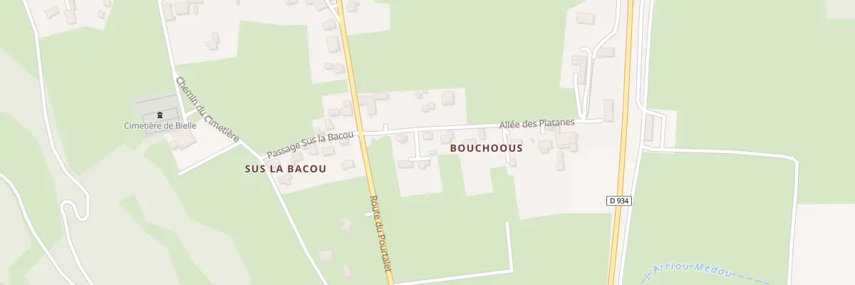 Plan du 4 Lot les Platanes à Bielle