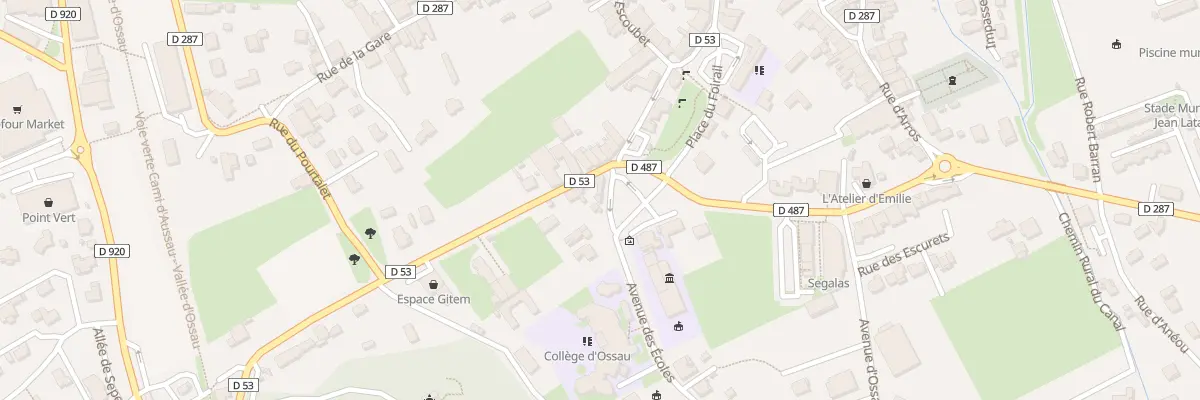 Plan du 2 Av des Écoles à Arudy