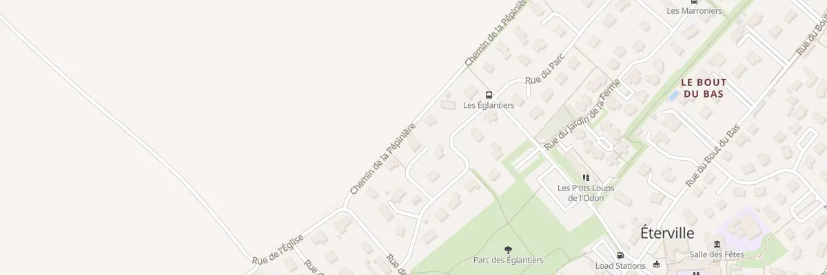 Plan du 9 Rue du Parc à Éterville