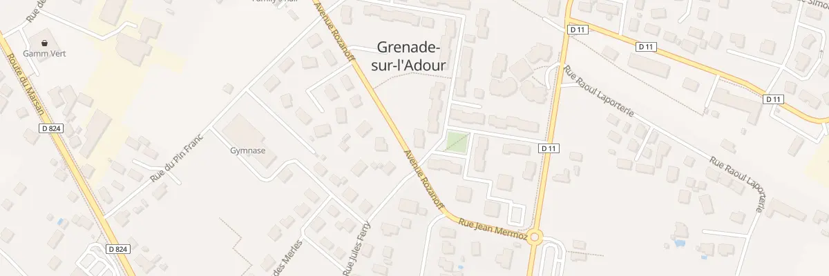 Plan du 2 Pl Saint-exupéry à Grenade-sur-l’Adour