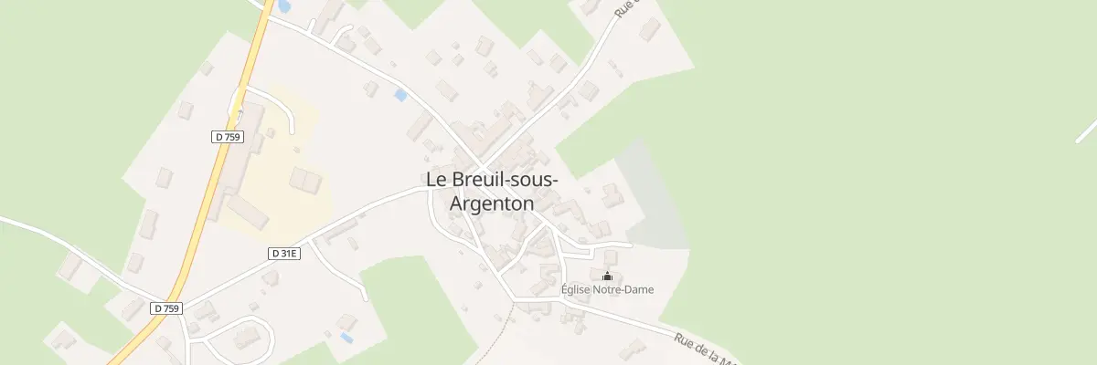 Plan du 7 Rue de la Mecanique Breuil à Argentonnay