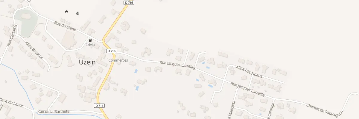 Plan du 199 Rue Jacques Larreille à Uzein
