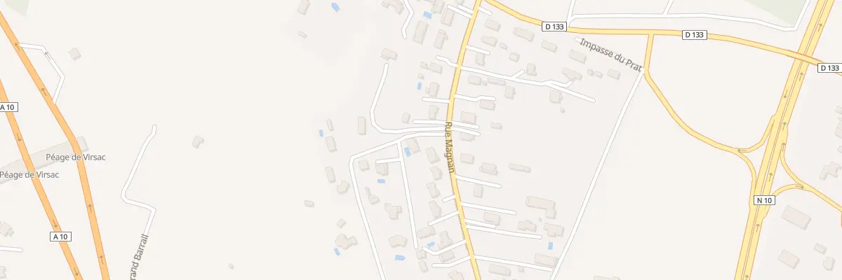 Plan du 65 Rue Magnan à Virsac