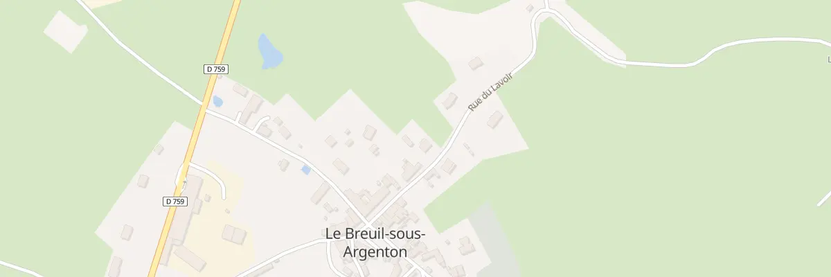Plan du 9 Rue du Lavoir Breuil S Argento à Argentonnay