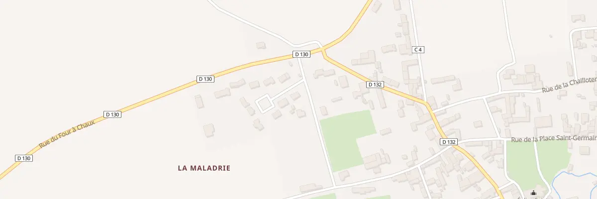 Plan du 9 La Maladrie à Varaize