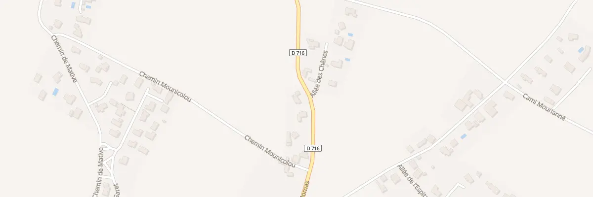 Plan du 205 Rte de Momas à Uzein