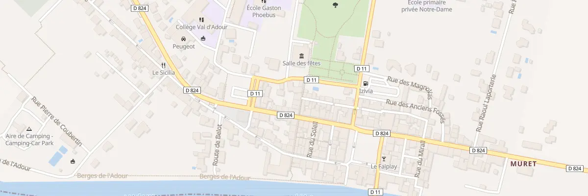Plan du 3 Rue Boulangére à Grenade-sur-l’Adour