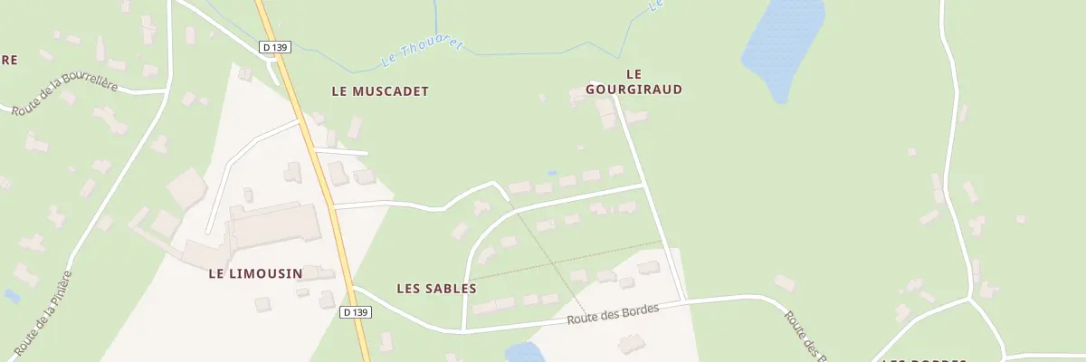 Plan du 9 Rue du Muscadet à Boismé