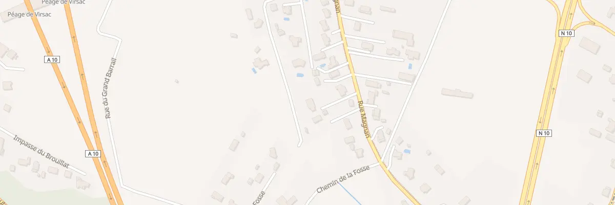 Plan du 45 Rue Magnan à Virsac