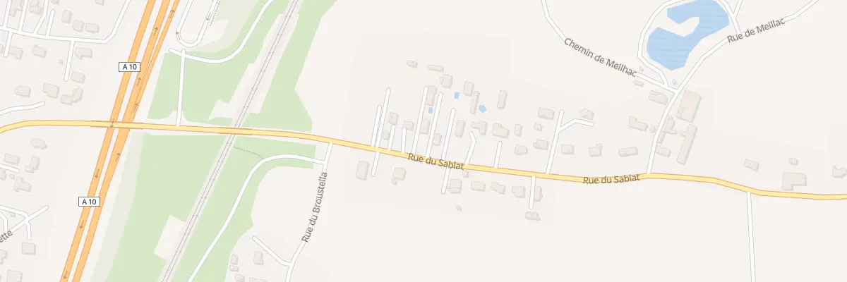 Plan du 23 Rue de Sablat à Cubzac-les-Ponts