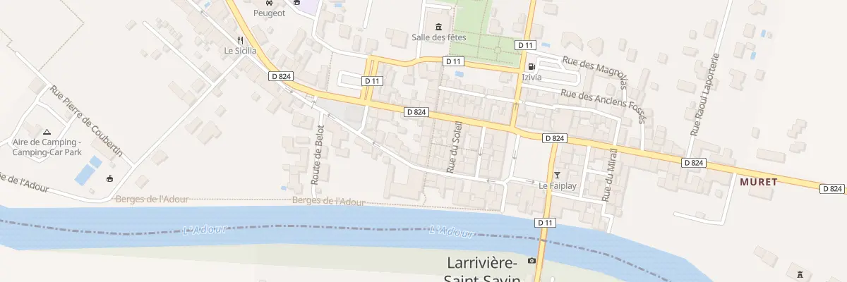 Plan du 6 Rue Christophe Parabère à Grenade-sur-l’Adour