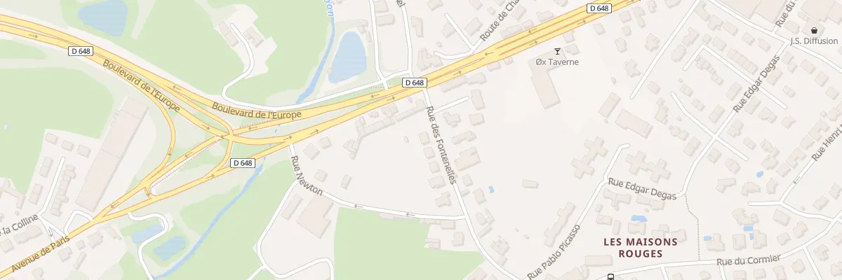 Plan du 6 Rue des Fontenelles à Niort