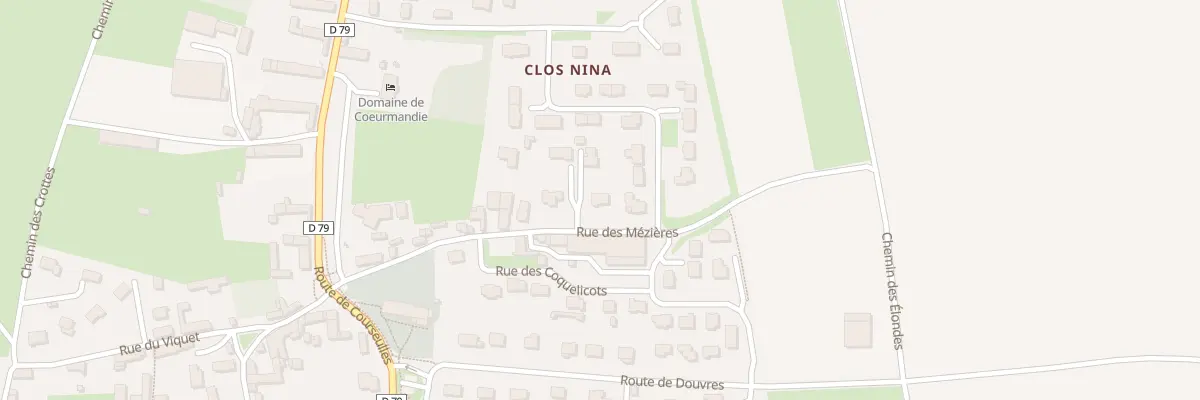 Plan du 16 Rue des Mézières à Bény-sur-Mer