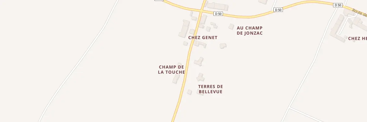 Plan du 8 Chez Genet à Neulles