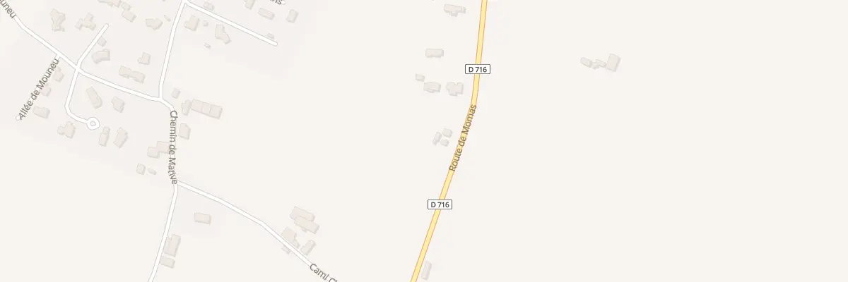 Plan du 795 Rte de Momas à Uzein