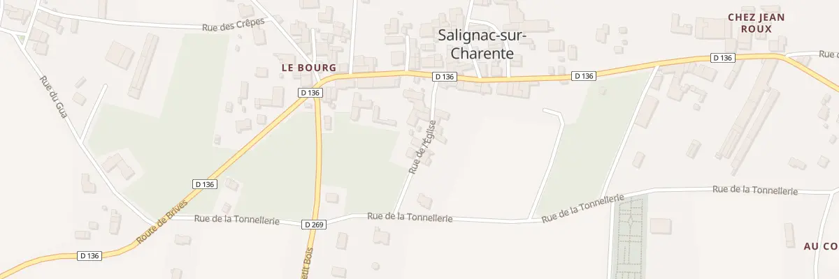 Plan du 4 Rue de l’Eglise à Salignac-sur-Charente