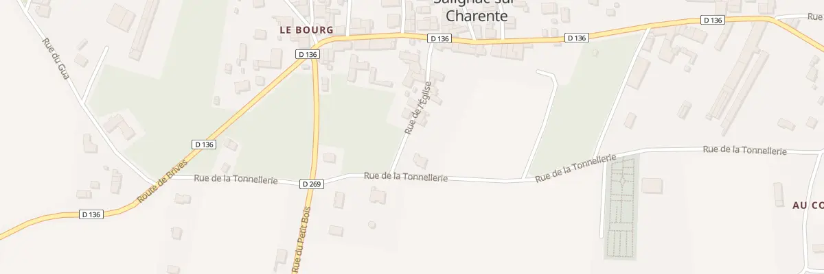Plan du 5 Rue de l’Eglise à Salignac-sur-Charente