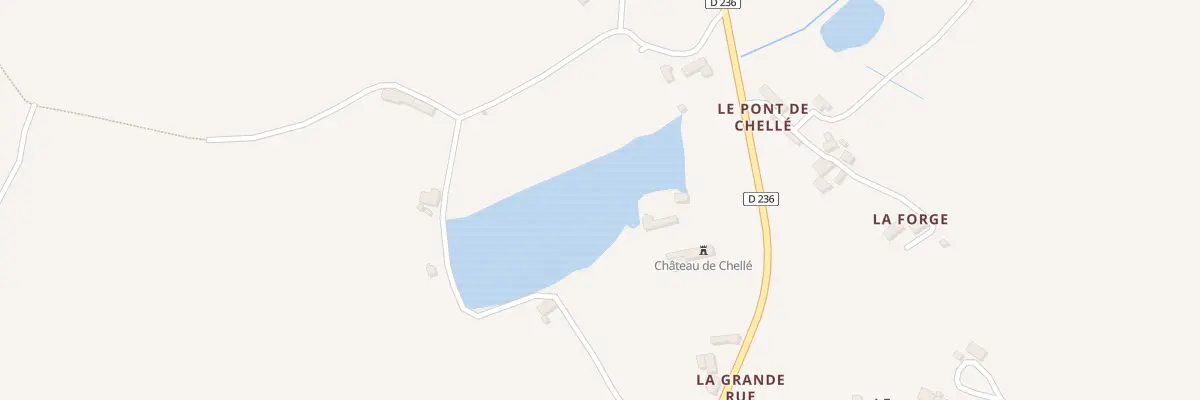 Plan du 2430 Rte d’Évron à Hambers
