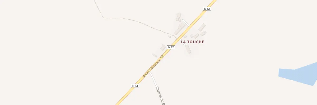 Plan du 8 Che de la Touche au Ribay