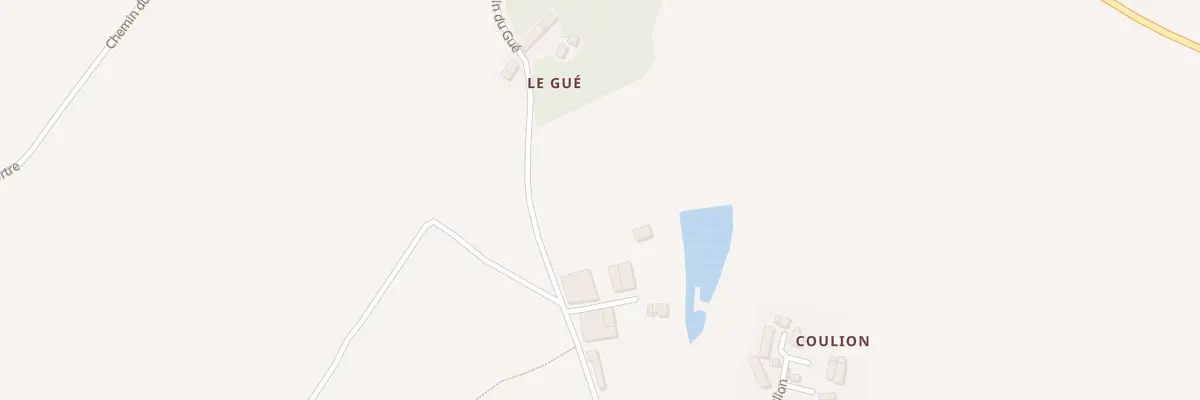 Plan du 1 Che de la Guyardiere au Ribay