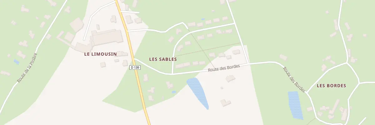 Plan du 3 Rte des Bordes à Boismé