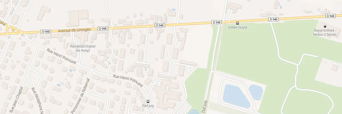 Plan du 398 Av de Limoges à Niort