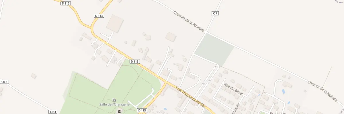 Plan du 2B Rue de Bel Air au Plessis-Grammoire