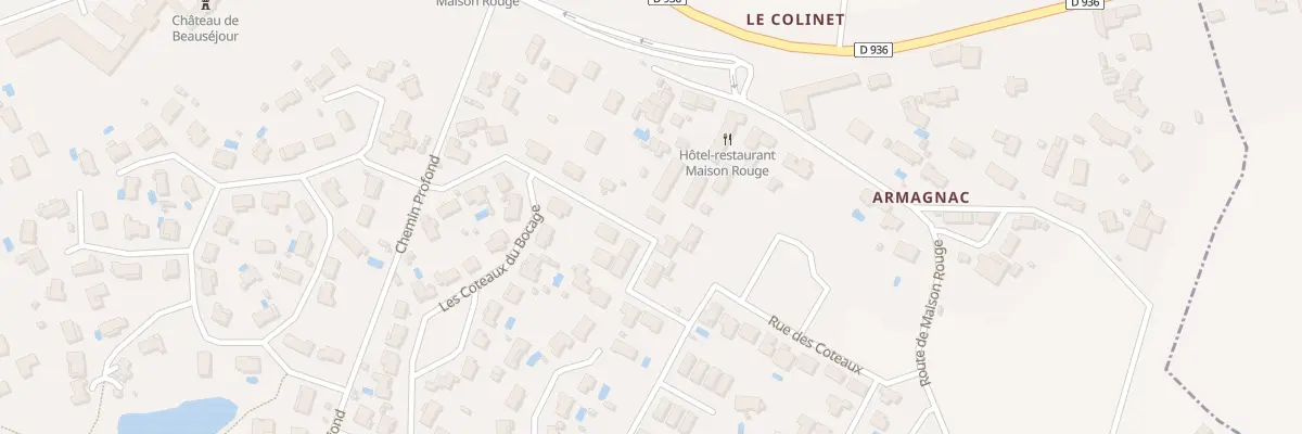 Plan du 1 Rue du Domaine à Fargues-Saint-Hilaire