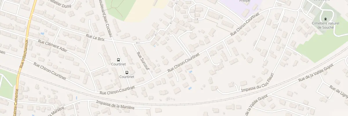 Plan du 33 Rue Chiron Courtinet à Niort