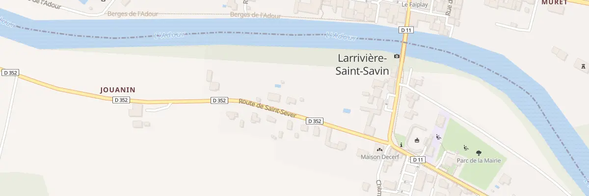 Plan du 162 Rte de Saint-sever à Larrivière-Saint-Savin