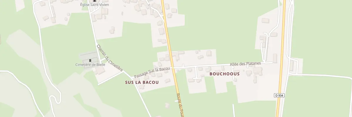 Plan du 27 Rte du Pourtalet à Bielle