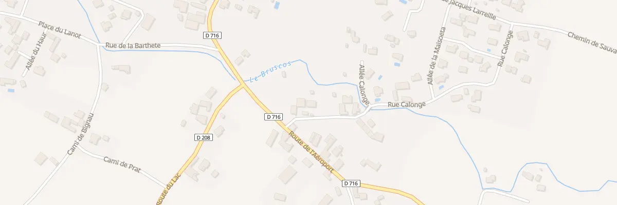 Plan du 1 Rue Calonge à Uzein