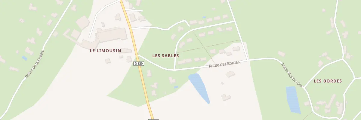 Plan du 1 Rte des Bordes à Boismé