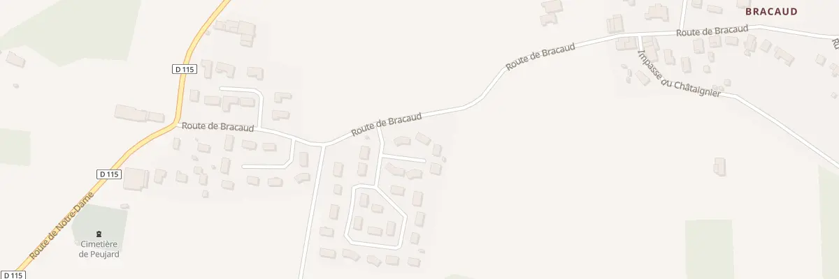 Plan du 2 Lot Les Jardins de Bracaud à Peujard