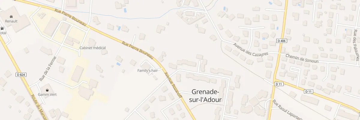 Plan du 63 Rue du Colonel Couilleau à Grenade-sur-l’Adour