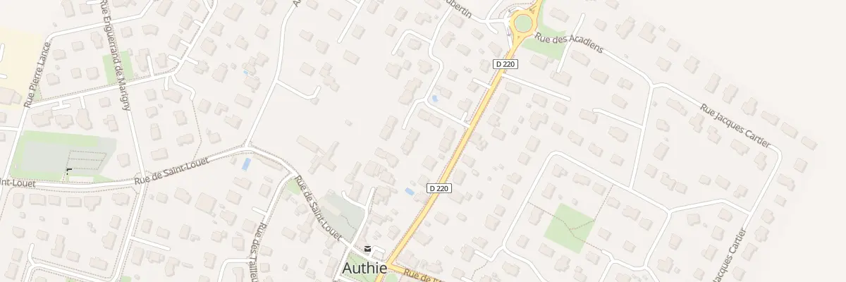 Plan du 3 All des Sportifs à Authie