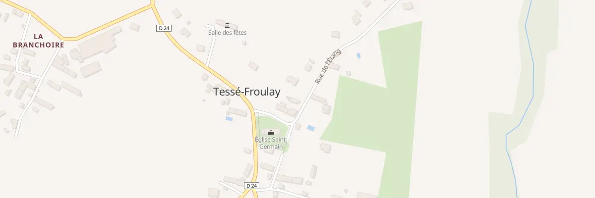 Plan du 3B Rue de l’Etang à Tessé-Froulay