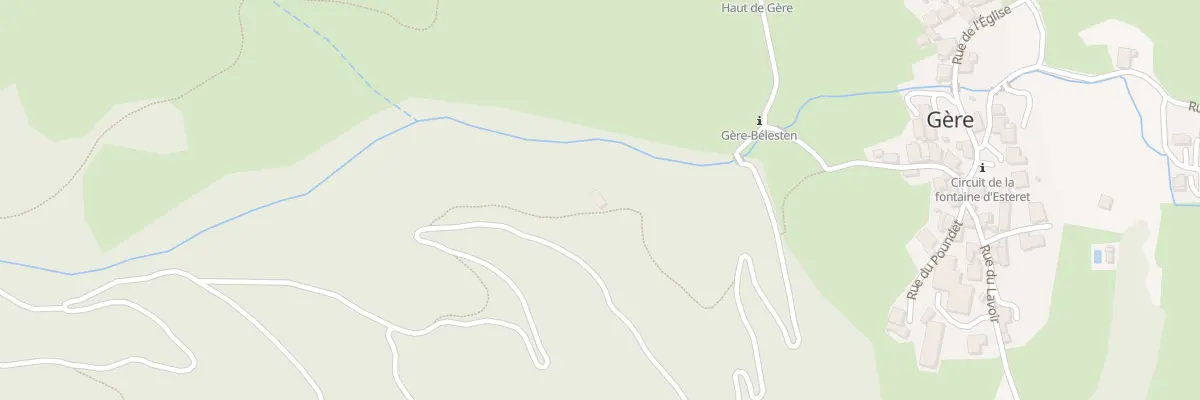 Plan du 5022 Labadie à Gère-Bélesten