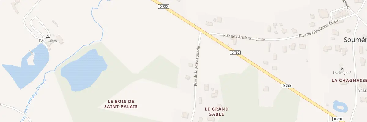 Plan du 4 Rue de la Mareauderie à Souméras