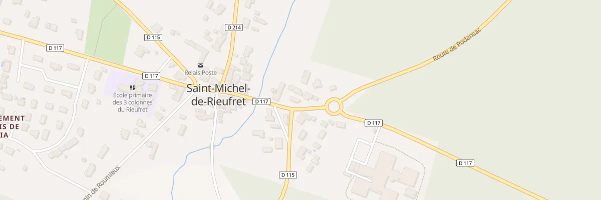 Plan du 2 Le Bourg-Nord-Est à Saint-Michel-de-Rieufret