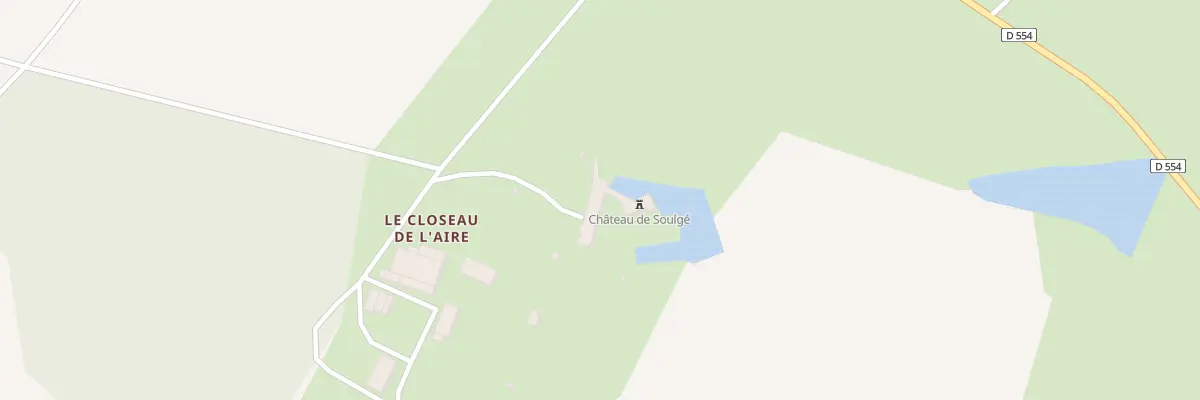 Plan du 1 Che du Château de Soulgé à Saulges
