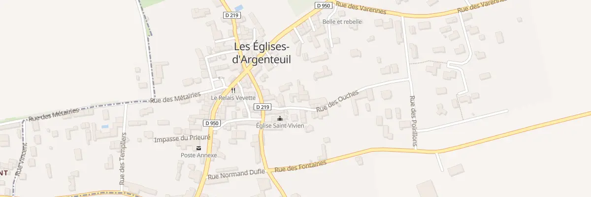 Plan du 5 Rue des Ouches aux Églises-d’Argenteuil