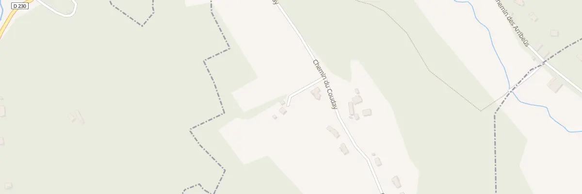 Plan du 1938 Che du Couday à Laroin
