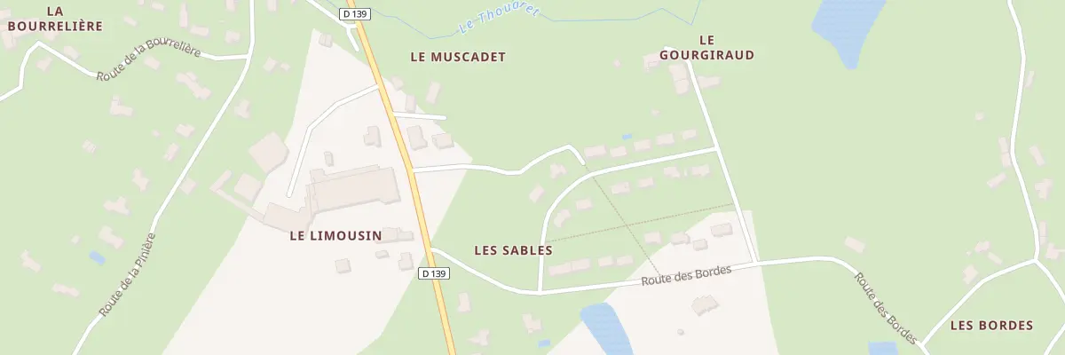 Plan du 3 Rue du Muscadet à Boismé