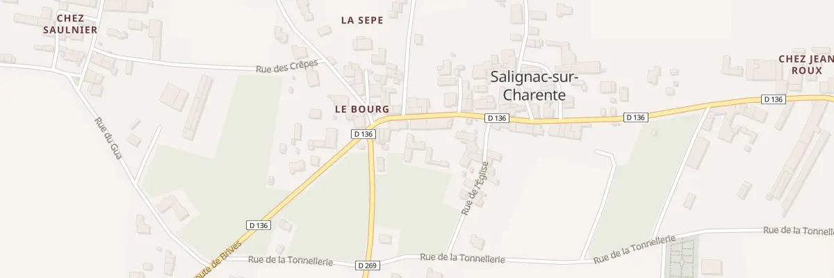 Plan du 6 Rue de la Petite Champagne à Salignac-sur-Charente