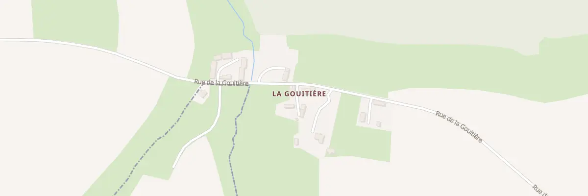 Plan du 575 Rue de la Gouitière à Donnay